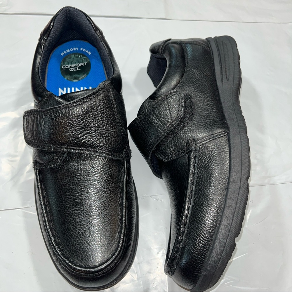 NUNN BUSH BLACK Comfort Gel SHOES Memory Foam Cam MT Strap, Men’s 10M 84814007